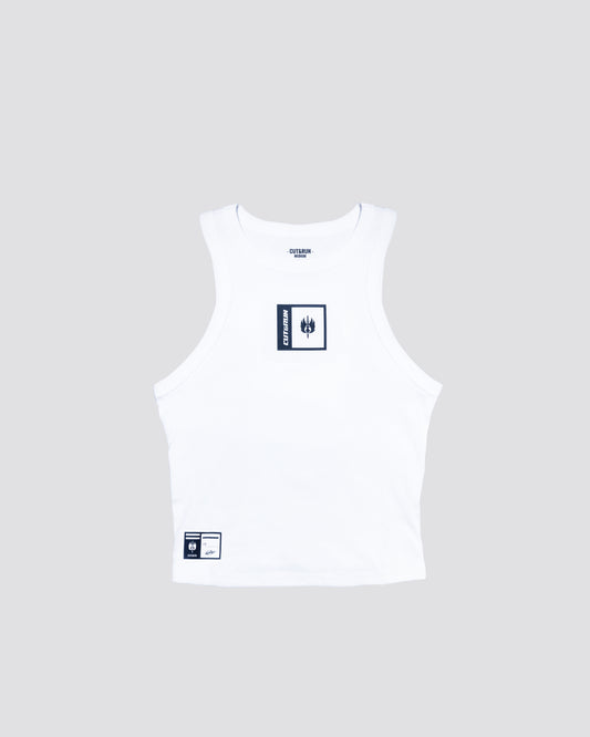 TEAM EMBLEM VEST - WHITE